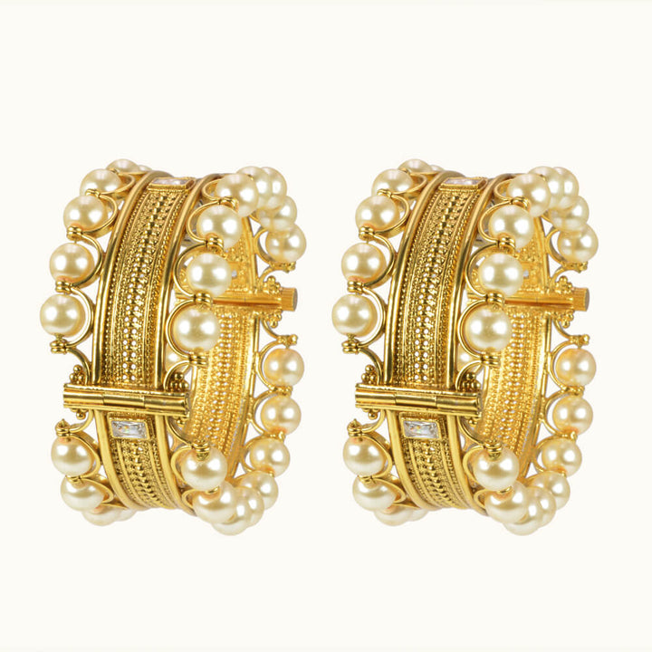 Antique Classic Bangles with gold plating 10255