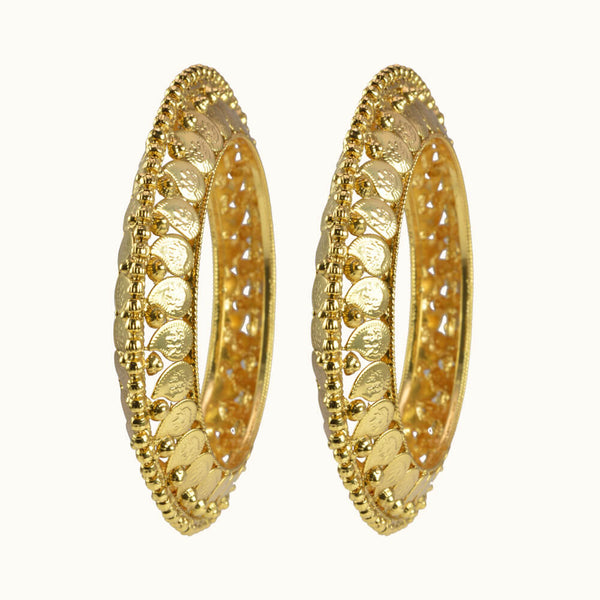 Antique Temple Bangles with gold plating 10366