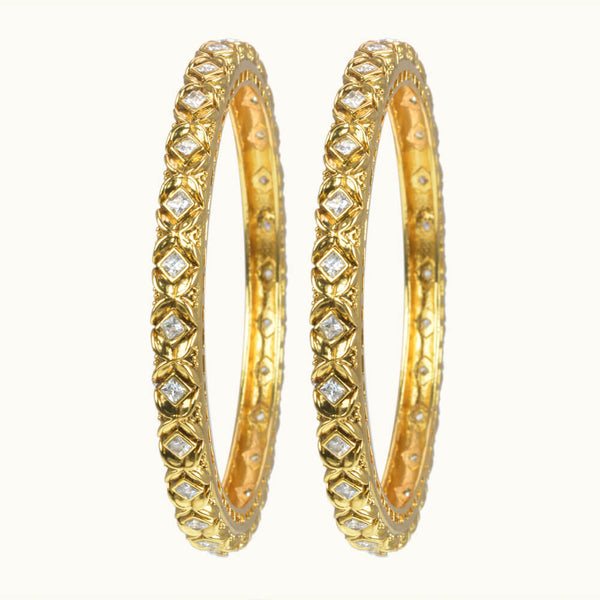 Antique Classic Bangles with gold plating 10604