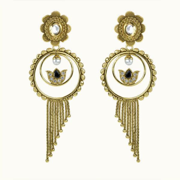Antique Classic Earring with gold plating 10691