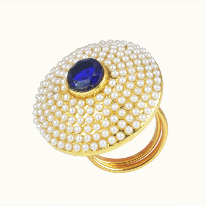 Antique Classic Ring with gold plating 10707