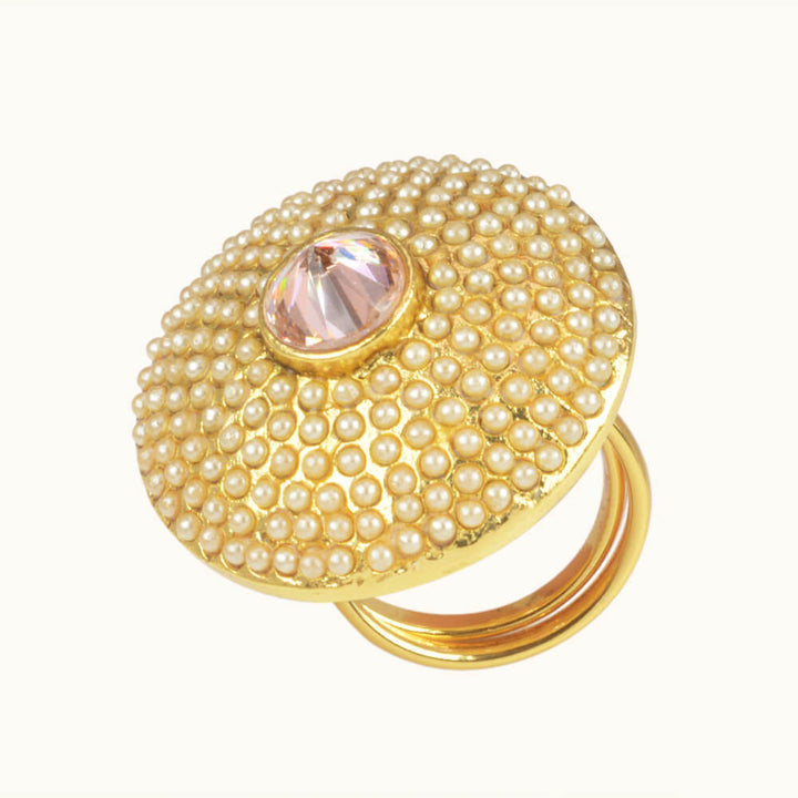 Antique Classic Ring with gold plating 10707