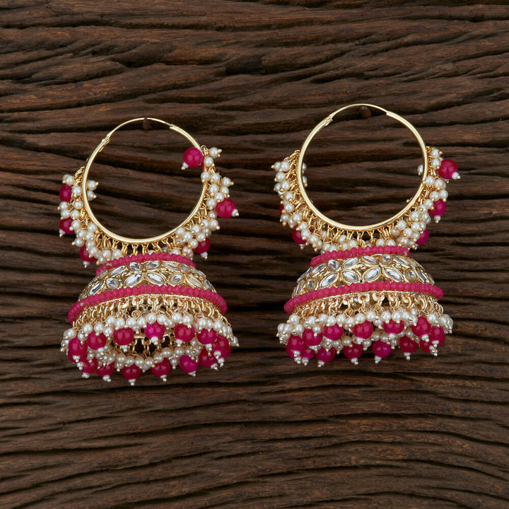Indo Western Jhumkis With Gold Plating 107082