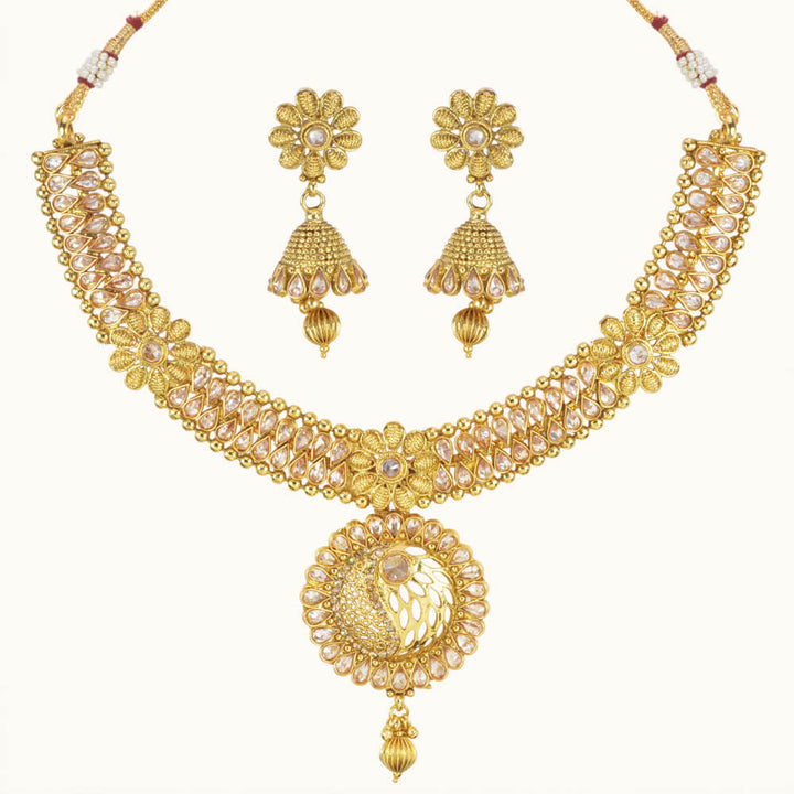 Antique Classic Necklace with gold plating 10768