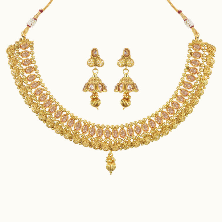 Antique Classic Necklace with gold plating 10769