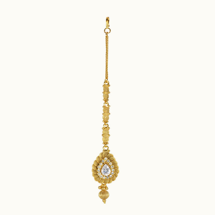 Antique Classic Tikka with gold plating 10789
