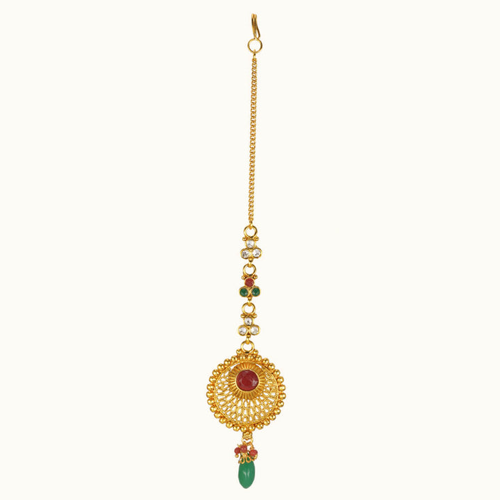 Antique Classic Tikka with gold plating 10790