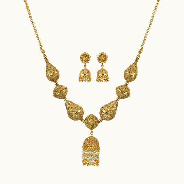 Antique Mala Necklace with gold plating 10800