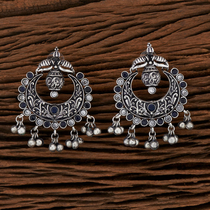 Trendy Earring With Oxidised Plating 108013