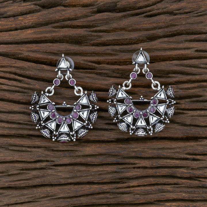Trendy Earring With Oxidised Plating 108027