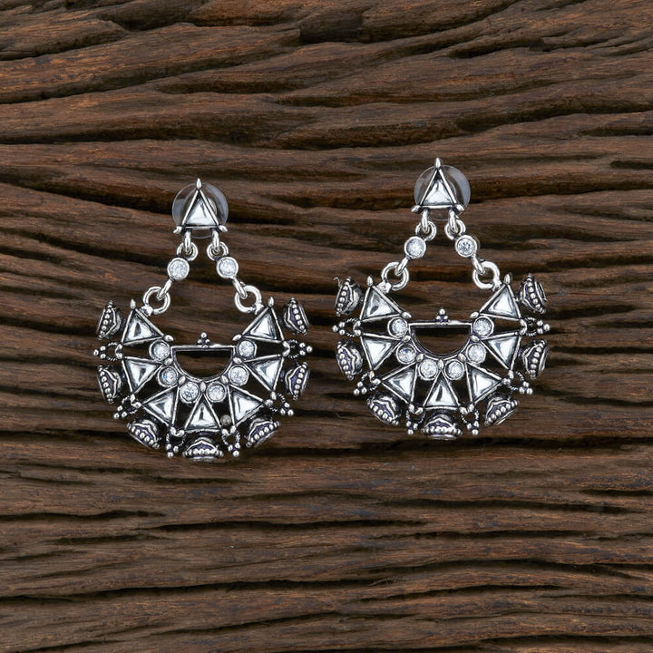 Trendy Earring With Oxidised Plating 108027