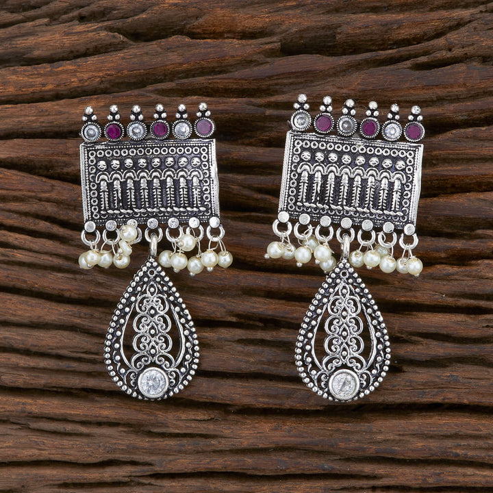 Indo Western Trendy Earring With oxidised Plating 108039