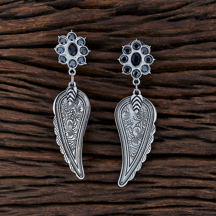 Trendy Earring With Oxidised Plating 108178