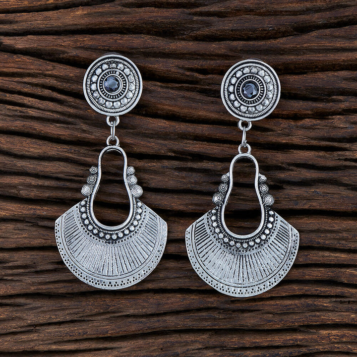 Trendy Earring With Oxidised Plating 108179