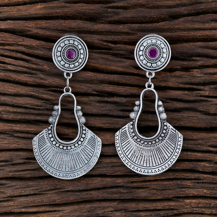 Trendy Earring With Oxidised Plating 108179