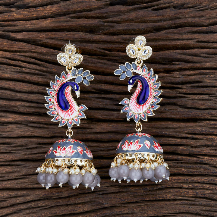 Indo Western Jhumkis With Gold Plating 108231