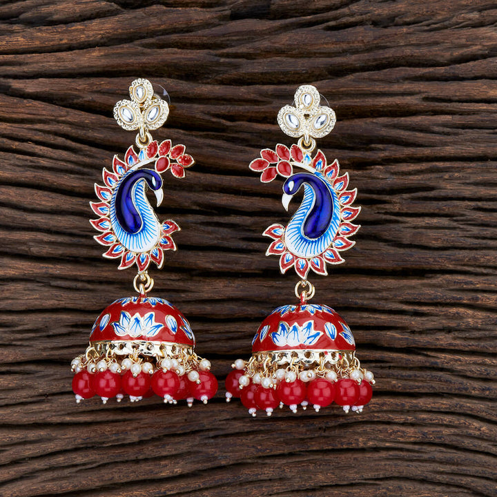 Indo Western Jhumkis With Gold Plating 108231