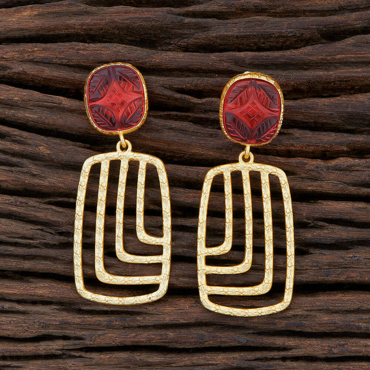 Indo Western Trendy Earring With Gold Plating 108246