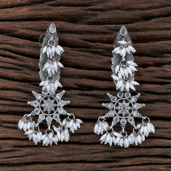 Trendy Earring With Oxidised Plating 108265