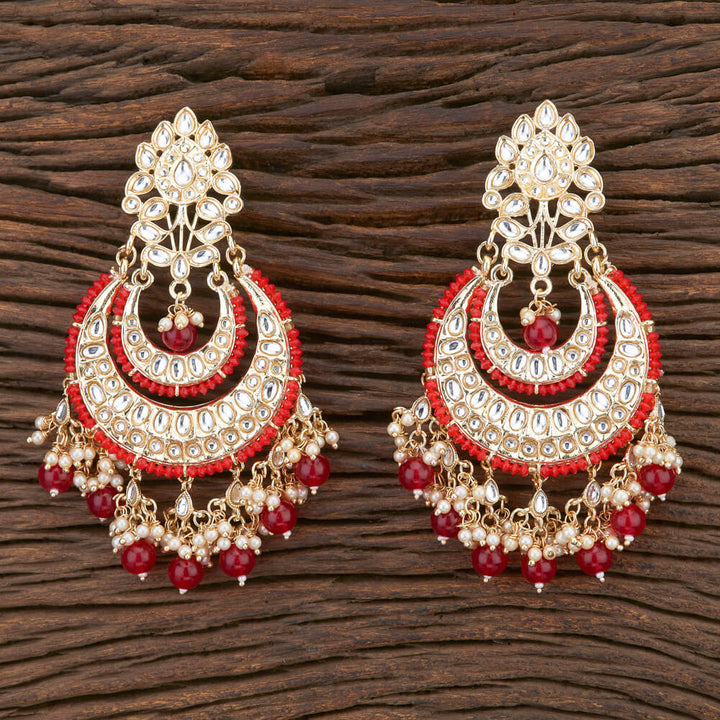 Indo Western Chand Earring With Gold Plating 108340