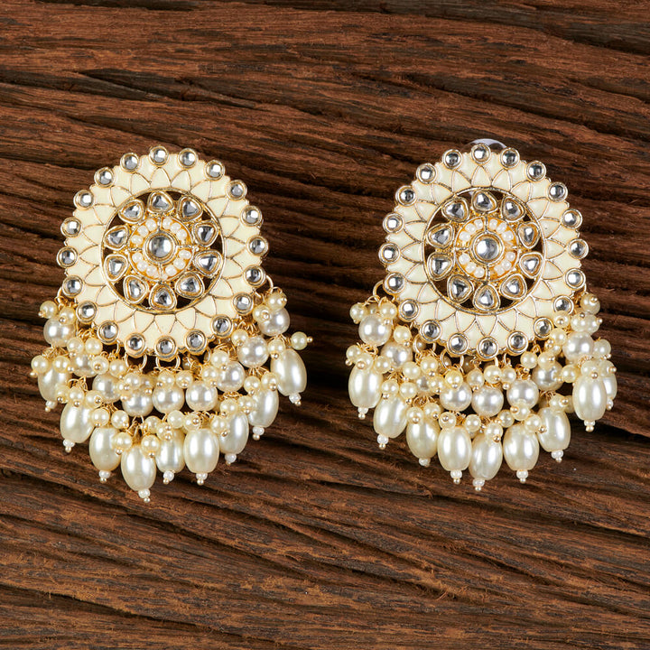 Indo Western Meenakari Earring With Gold Plating 108350
