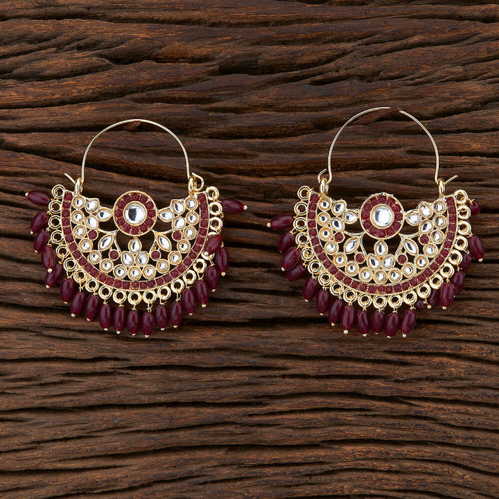 Indo Western Meenakari Earring With Gold Plating 108353