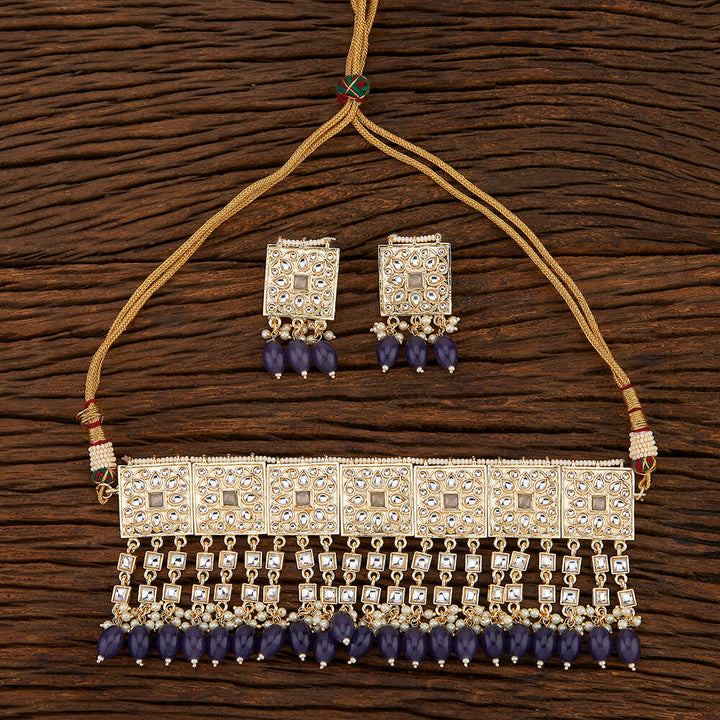 Indo Western Choker With Gold Plating 108370