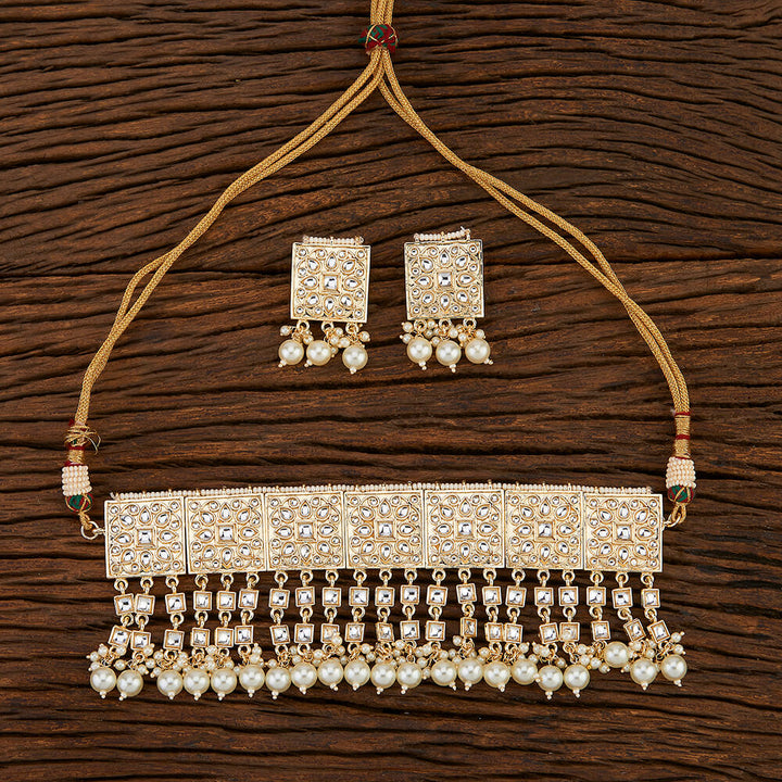 Indo Western Choker With Gold Plating 108370