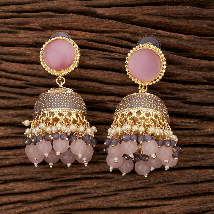 Indo Western Meenakari Earring With Gold Plating 108377