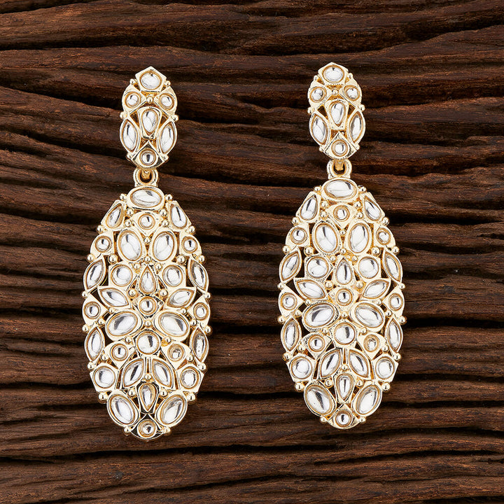 Indo Western Classic Earring With Gold Plating 108427