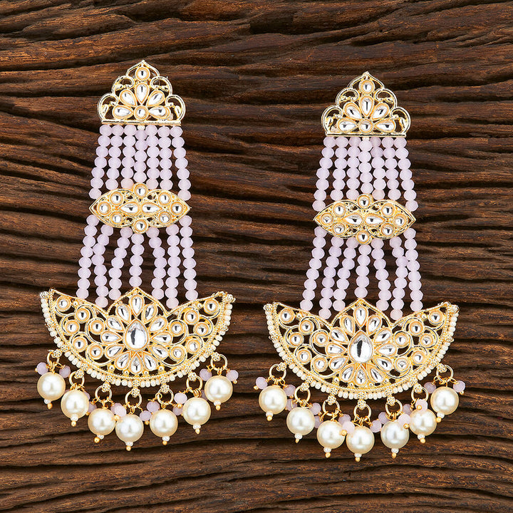 Indo Western Chand Earring With Gold Plating 108504