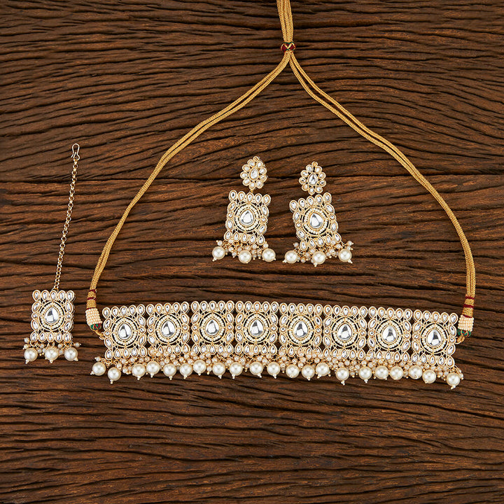 Indo Western Choker With Gold Plating 108529