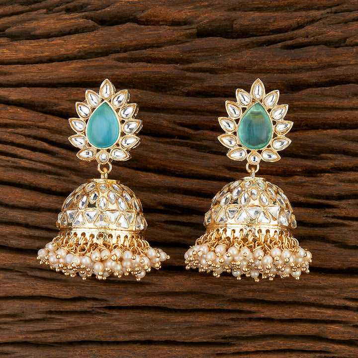 Indo Western Jhumki With Gold Plating 108530