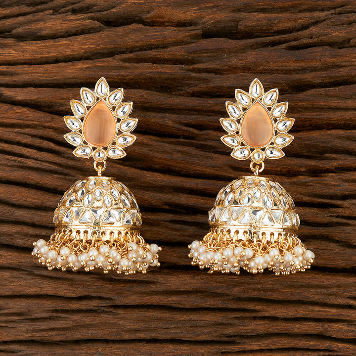 Indo Western Jhumki With Gold Plating 108530
