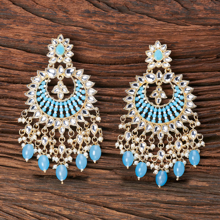Indo Western Chand Earring With Gold Plating 108536