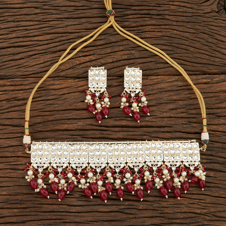Indo Western Choker With Gold Plating 108570