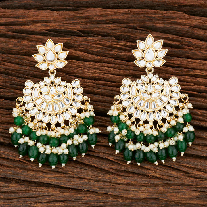 Indo Western Chand Earring With Gold Plating 108579
