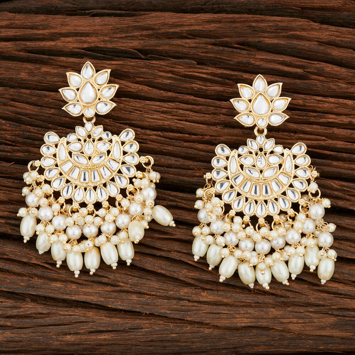 Indo Western Chand Earring With Gold Plating 108579