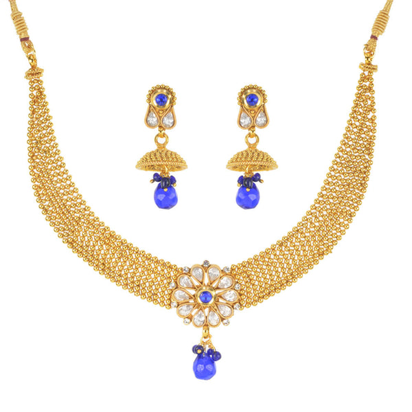 Antique Classic Necklace with gold plating 10872
