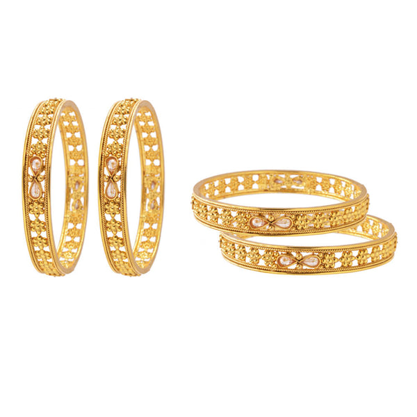 Antique Classic Bangles with gold plating 10874