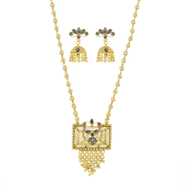 Antique Classic Pendant Set with gold plating 10887