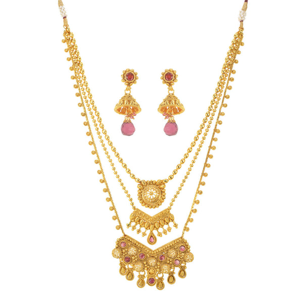 Antique Classic Necklace with gold plating 10954