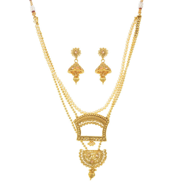 Antique Classic Necklace with gold plating 10957