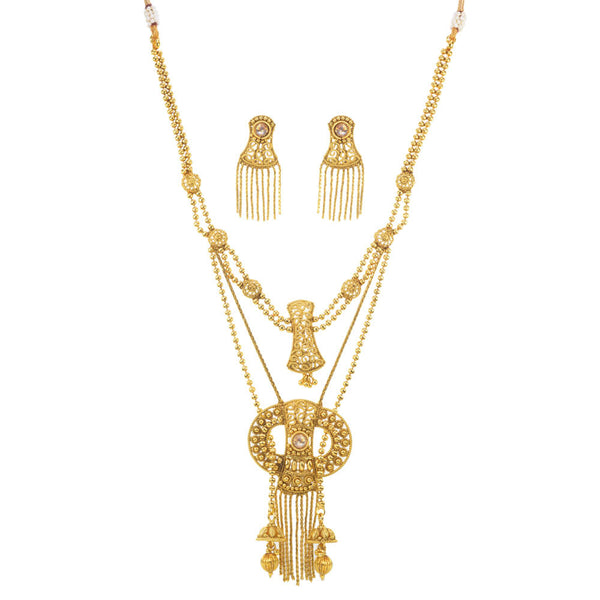 Antique Classic Necklace with gold plating 10965