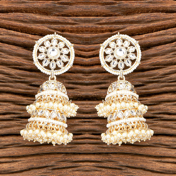 Indo Western Jhumki With Gold Plating 110411