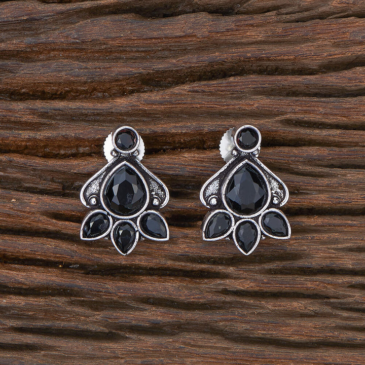 Classic Earring With Oxidised Plating 804182