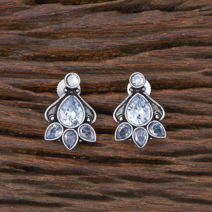 Classic Earring With Oxidised Plating 804182