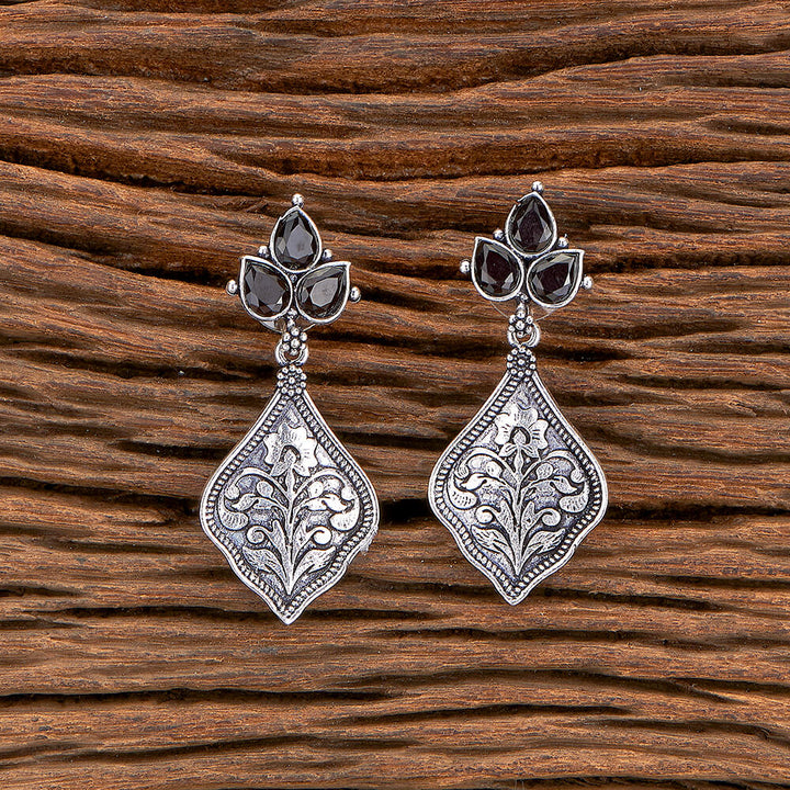 Classic Earring With Oxidised Plating 804987