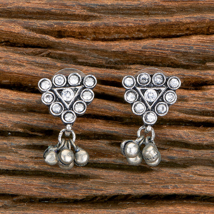 Classic Earring With Oxidised Plating 805012