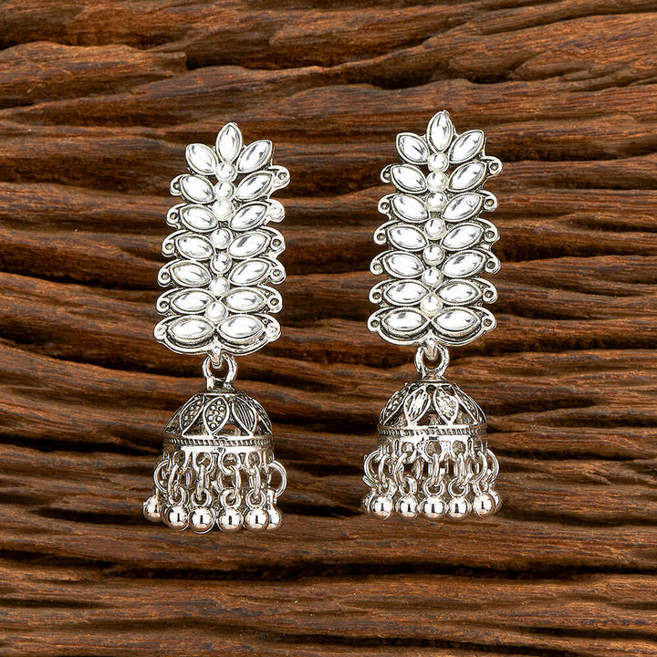 Classic Earring With Oxidised Plating 805528